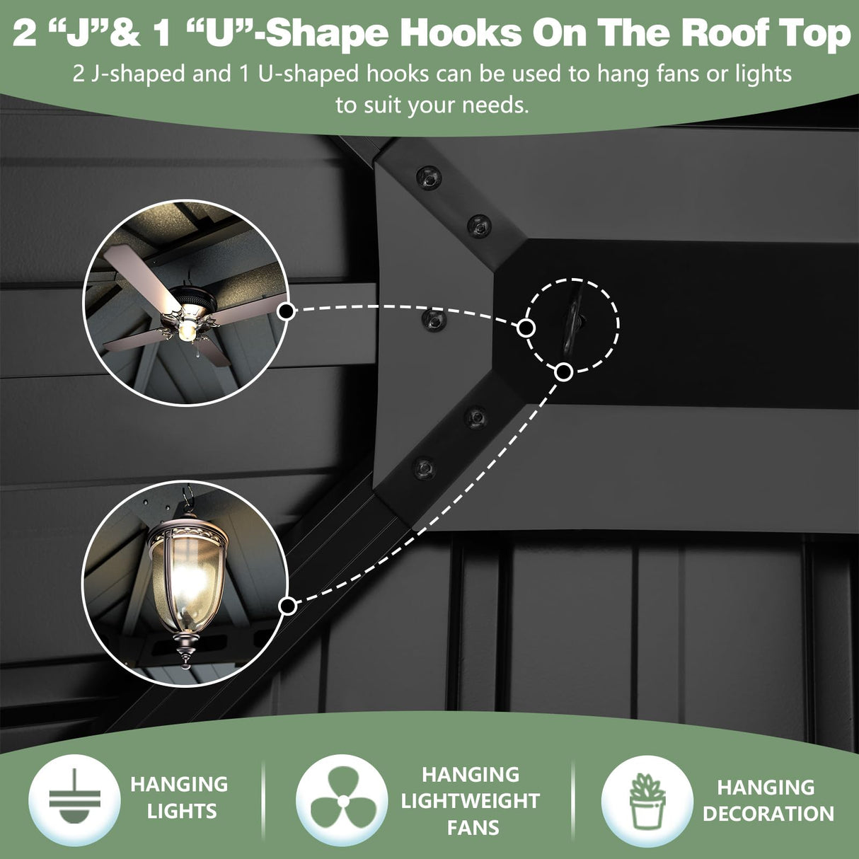 Yardenaler 12x14 FT Hardtop Gazebo Canopy with Double Galvanized Steel Roof, Permanent Outdoor Pavilion with Curtain & Mesh Netting for Patio. Garden, Backyard, Black Yardenaler