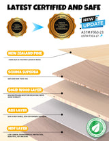 JOYOOSS Kids Play Kitchen Playset, Wooden Play Kitchen Kids Kitchen Playset Toy Toddler Kitchen Playset with Real Lights & Sounds, Play kitchen for toddlers 1-3 and Play Kitchen Sets for Kids Ages 4-8 Joyooss