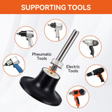 Aolabela 118Pcs Die Grinder Sanding Disc Set - 2 Inch Quick Change with 1/4 inch Holder Discs Surface Conditioning & Grinding Accessories Kit for Die Grinder Attachments Rust & Paint Removal Aolabela