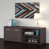 Bush Business Furniture Studio C Low Storage Cabinet with Doors and Shelves, Storm Gray (SCS160SG) Bush Business Furniture