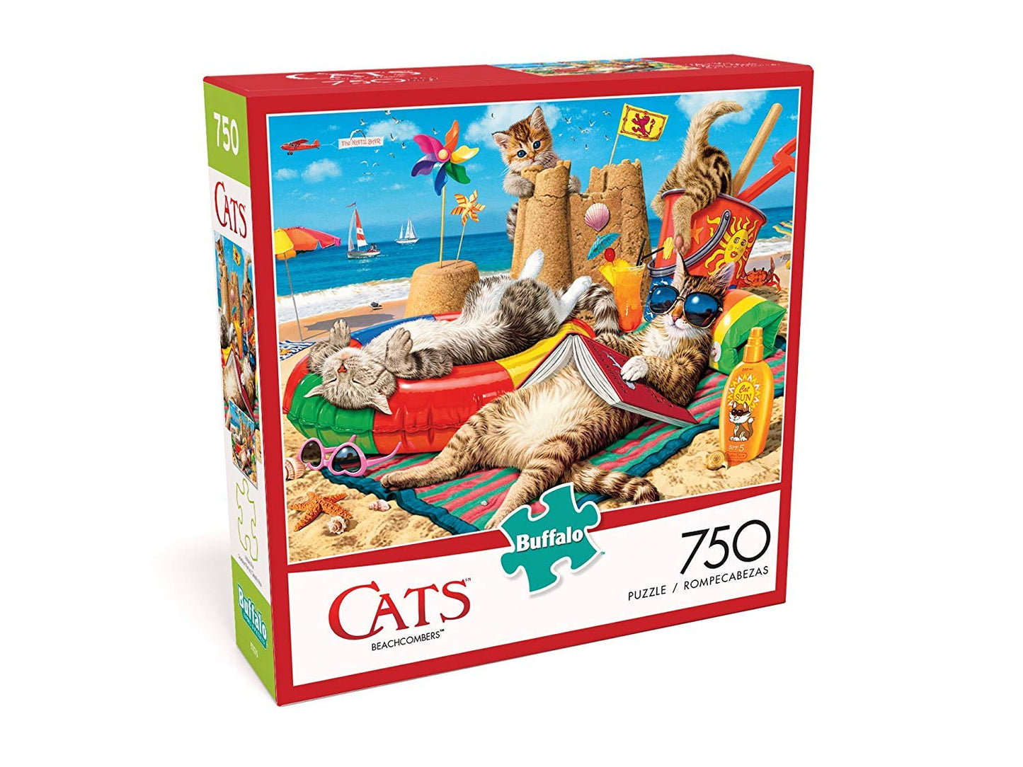 Buffalo Games - Beachcombers - 750 Piece Jigsaw Puzzle Multicolor, 24"L X 18"W