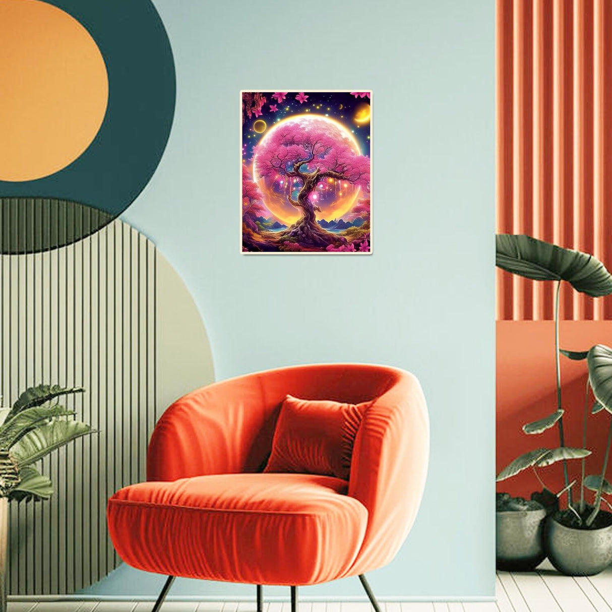 obterie Tree of Life Paint by Numbers Kit for Adults Beginner Tree Oil Painting Kit Adult Paint by Number Kits on Canvas DIY Painting for Beginners Art by Numbers for Gifts Home Wall Decor 16x20 Inch obterie