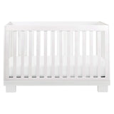 Babyletto Modo 3-in-1 Convertible Crib with Toddler Bed Conversion Kit in White, Greenguard Gold Certified babyletto