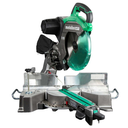 Metabo HPT 12-Inch Sliding Miter Saw, Dual Bevel, Xact Cut Shadow Line, 5-Year Warranty, C12RSH3 - WoodArtSupply