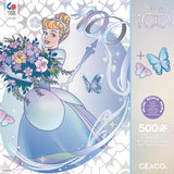 Ceaco - Disney's 100th Anniversary - Platinum Princess Cinderella - 500 Piece Jigsaw Puzzle Ceaco