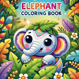 Elephant Coloring Book: An Interactive Elephant Coloring and Activity Book Featuring 50 Fun Facts, Educational Content, and Engaging Coloring Pages for Children Aged 4-8 Majosta