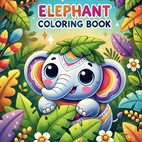 Elephant Coloring Book: An Interactive Elephant Coloring and Activity Book Featuring 50 Fun Facts, Educational Content, and Engaging Coloring Pages for Children Aged 4-8 Majosta