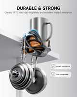 Creality PETG Filament Refill 1.75mm 3D Printer Filament, 1kg (2.2lb) Refilament for Bambu Lab Reusable Spool, Dimensional Accuracy ±0.03mm, Black Creality