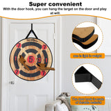 ISANCHA Foam Axe Throwing Game Indoor&Outdoor Target Game,Includes Two Foam Axes, One 26” Easy Fold Target and A Carry Bag ISANCHA