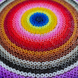 ZLLBTMO 39000 Pcs Fuse Beads Kit for Craft Making 72 Colors 2.6mm Mini Small Iron Beads Set for Aduld Kids, with Box, 4 Pegboards, 1 Drawing, 1 Tweezers, 5 Ironing Paper ZLLBTMO