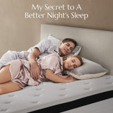 ZLNDR Full Size Mattress 12 Inch Deluxe Hybrid Mattresses Without Fiberglass, Medium Firm with Cooling Gel Memory Foam and Pocket Coil for Pressure Relief, Motion Isolation, Edge Support, CertiPUR-US ZLNDR