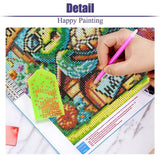 BOHADIY Sea Turtle Diamond Art Painting Kits for Adults, Full Drill Diamond Dots Paintings for Beginners, Round 5D Flowers Paint with Diamonds Pictures Gem Art Painting Kits DIY Crafts Kits 12x12inch BOHADIY