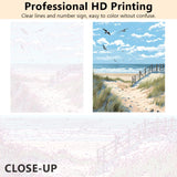 TUMOVO Paint by Numbers for Adults Beginner Beach Paint by Numbers Seagulls Adult Paint by Number Kits DIY Oil Painting for Adults Paint by Number Arts Craft for Home Wall Decor, 16 x20 Inch TUMOVO