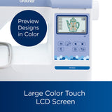 Brother PE900 Embroidery Machine with WLAN, White Brother