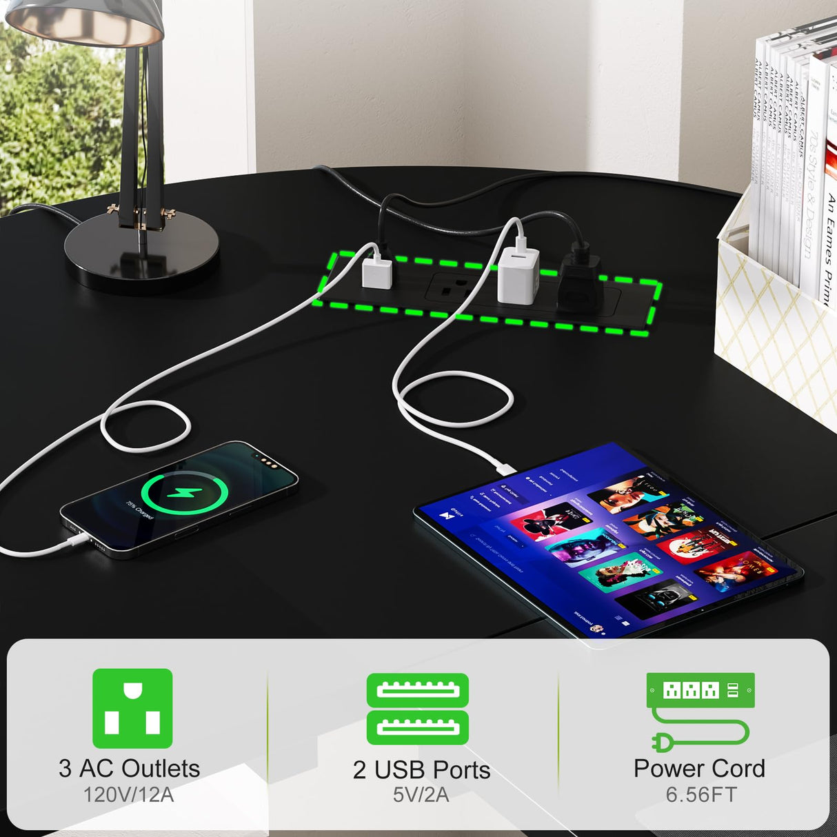 Besiost L Shaped Desk with Hutch, L shaped Computer Desk with Power Outlet and LED Lights, Reversible Corner Gaming Desk with Monitor Stand, L Shaped Desk Home Office Desk with Storage Bag, Black Besiost