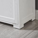 XM-ICE Tilt Out Trash Cabinet, Wooden Trash Can Cabinet with Door Kitchen Hamper Cabinet for Kitchen Dog Proof, Dining Room and Laundry Room, 10-Gallon, White Finish Single XM-ICE