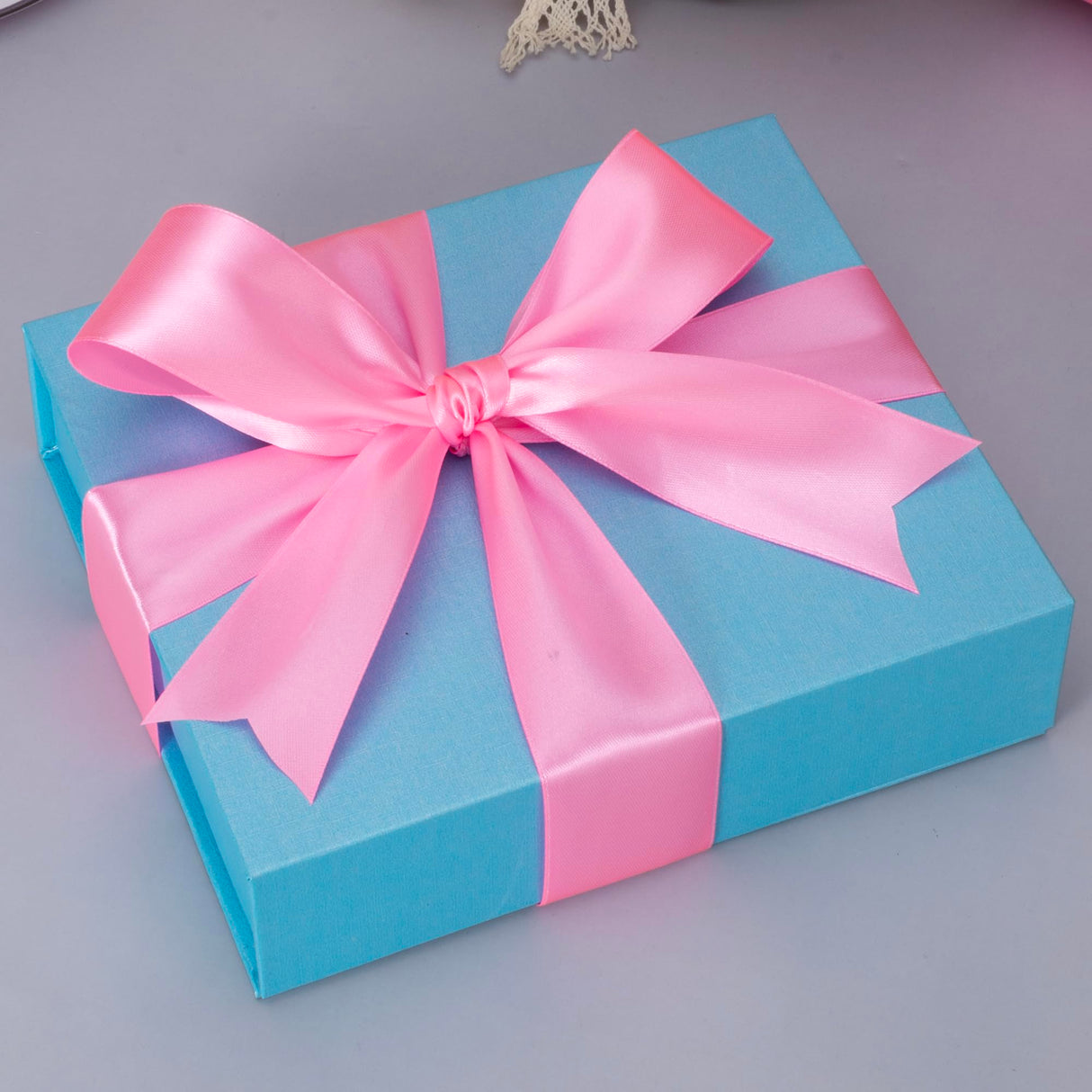 YASEO 1 1/2 Inch Flamingo Pink Solid Satin Ribbon, 50 Yards Craft Fabric Ribbon for Gift Wrapping Floral Bouquets Wedding Party Decoration YASEO