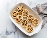 Saffron & Sage Casserole Dish Set of 3 - Baking Dishes for Oven, Contemporary White Ceramic Baking Dish Set, Heavy Duty Bakeware, Up to 500° High Heat Resistant, Dishwasher, Freezer and Food Safe Saffron & Sage Home Living