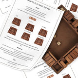 Shut The Box Game Wooden 4 Player, Classic Board Game for Kids & Adults, Educational Math Learning Toy, Table Dice Game for The Party Family or Bar - 12 Inch with 8 Dice WOOD CITY