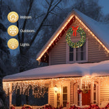 VINGLI 48 Inch Pre-lit Artificial Christmas Wreath, Ourdoor Christmas Wreath Decorations with 150 LED Lights and 450 PVC Branch Tips for Garage, Xmas Door Wreath w/Bow, Pine Cones, Ornaments, Plug-in VINGLI