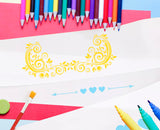 Blank Satin Sashes Penta Angel 2Pcs Plain Pageant Decorate Sashes for Graduation Birthday Bridal Shower Wedding Party DIY Supplies (White) PENTA ANGEL