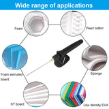 8 In 1 Foam Cutter Electric Cutting Machine Pen Tools Kit 100-240V /18W Hot Wire Foam Cutter Kit Styrofoam Cutting Pen For Polyethylene Eva Foam Carving Crafts Vanwoke