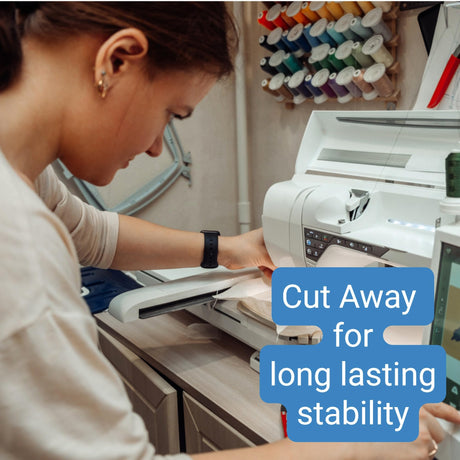 Cut Away Embroidery Stabilizer Roll 12" x 50 Yd – 2.5 oz Cutaway by H.B.I. Products HBI H.B.I. PRODUCTS