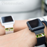 Framendino, 12 Pack Sublimation Watch Band Blanks Charms Heat Transfer Personalized Photo Watch Jewelry Charm Blank for DIY Picture Crafts Framendino