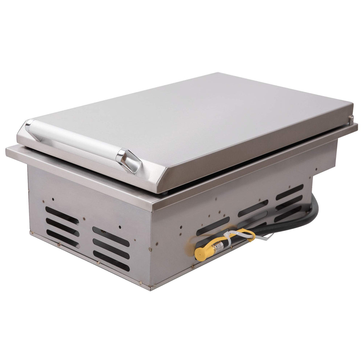 Bonfire Outdoor Kitchen Drop-In Single Side Burner with Lid for Outdoor BBQ Island, with Conversion Kit, 304 Stainless Steel, CBASSB BONFIRE