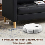 AILEEKISS 57'' Mid-Century Loveseat Faux Leather Sofa Couch with Armrest for Two People Modern 2 Seat Sofa for Living Room (2-Seater, Black) AILEEKISS