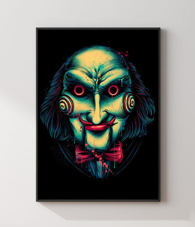 HUANNY Diamond Painting Horror Movie Diamond Art Jigsaw, 5D Full Drill Cross Stitch Embroidery Kits