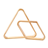 Billiard Balls Set, Pool Table Triangle Ball Rack and 9-Ball Diamond Rack (Wood), 5 Cue Chalks and 2 Table Spot Stickers - Pool Table Accessories BETTERLINE