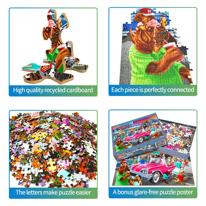 Jigsaw Puzzles for Adults 1000 Piece Puzzle for Adults 1000 Pieces Puzzle 1000 Pieces-Dog Puzzles for Adults