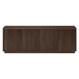 Henn&Hart Hanson TV Stand, 70" Wide, Brown Henn&Hart