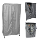 Formosa Covers Premium Wire Shelf Cover - 36x18x62 Inches Fit for 4-Tier Wire Shelving - Versatile Shelf Shield Protects & Organizes Garage, Outdoor, Kitchen, Inventory - Metal Rack Cover Grey Formosa Covers