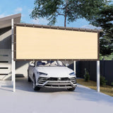 90% Sun Shade Cloth Shade Fabric with Grommets 10'x14' Shade Fabric Pergola Shade Cover Canopy Mesh Tarp Sun Screens for Outdoor Patio Garden (Beige) MAKUANG