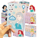 Make a Face Stickers 24PCS Make Your Own Princess Sticker for Kids Toddlers DIY Sticker Princess Themed Stickers for Kids Party Favors Awards Asverbet DIY Arts and Crafts Asverbet