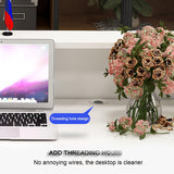 ZXCASDF Modern Reception Desk,Retail Checkout Counter Desk Receptionist Table,Front Office Desk,Front Desk with Cable Grommets，Salon Reception Desk，mostrador para negocio(B,60 * 38cm/23.6 * 15in) ZXCASDF