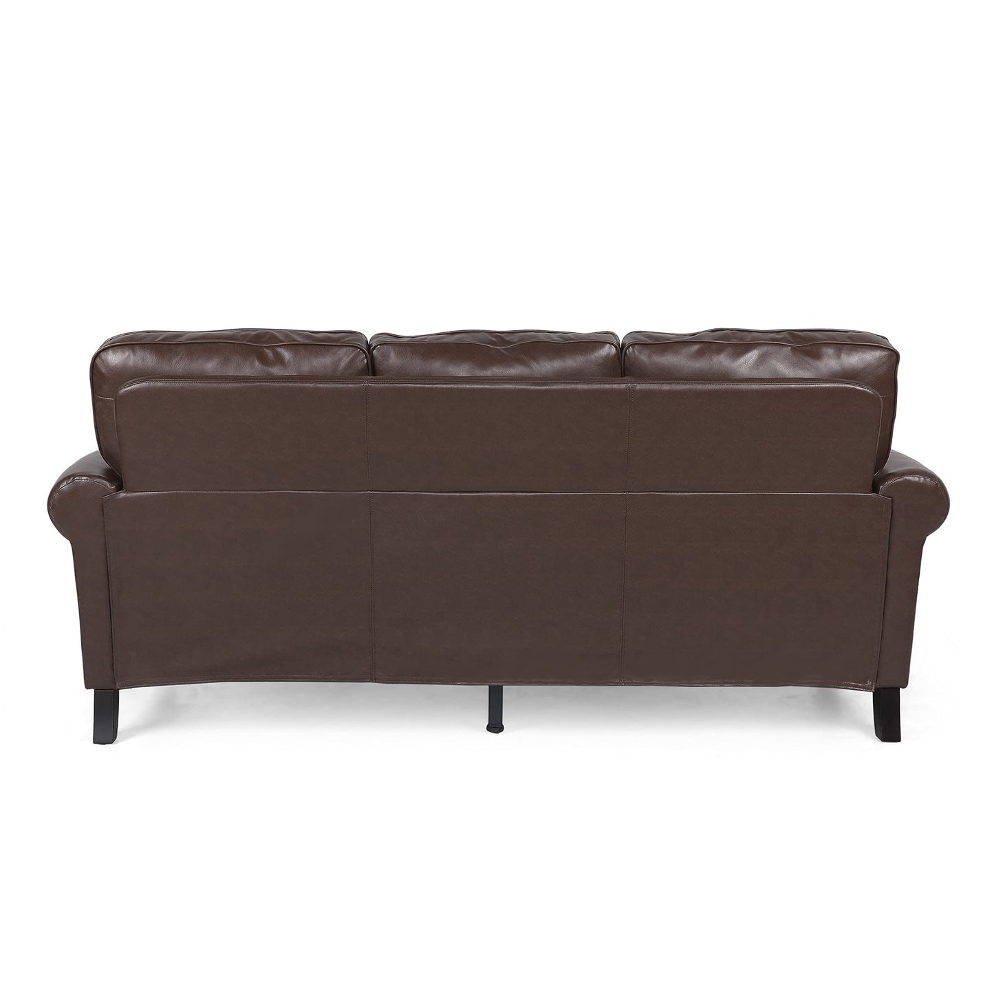 Christopher Knight Home Dowd Sofas, Dark Brown - WoodArtSupply