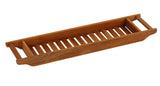 Bare Decor Vaske Bathtub Caddy, 33" Wide, Natural Teak Wood Bare Decor