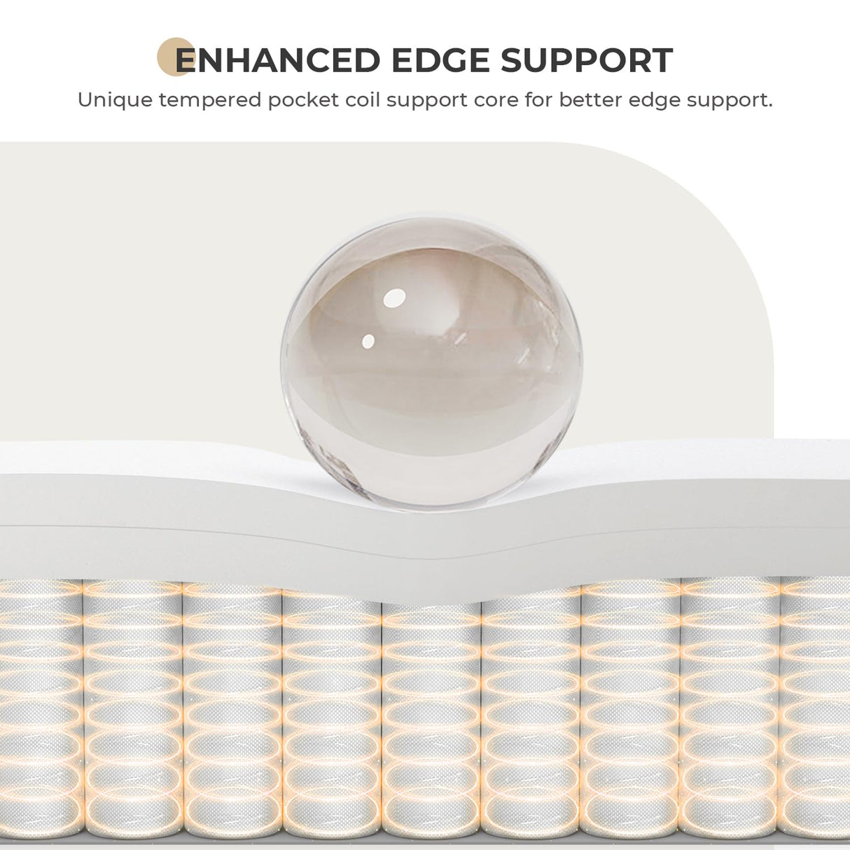 Sweetnight King Mattress - 12 Inch King Size Hybrid Mattress, King Bed Mattress with Pocketed Coils for Motion Isolation & Pressure Relief, Nimbus Sweetnight