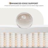 Sweetnight California King Mattress - 12 Inch California King Size Hybrid Mattress, California King Bed Mattress with Pocketed Coils for Motion Isolation & Pressure Relief, Nimbus Sweetnight