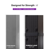 PURPLE LEAF 10' X 13' Outdoor Retractable Pergola with Sun Shade Canopy Patio Metal Shelter for Porch Garden Beach Pavilion Grill Gazebo Modern Yard Grape Trellis Pergola, Gray PURPLE LEAF