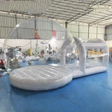 10FT Inflatable Bubble House with Bounce Jumping Area Commercial Grade PVC Bounce House, Bubble Balloon House for Kids,Toddler with Blower & Pumb & 50Pcs Balloons AEOR
