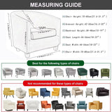 NILUOH Club Chair Slipcover Stretch Tub Chair Cover Barrel Chair Covers Armchair Covers Sofa Cover Furniture Protector for Living Room (05) NILUOH