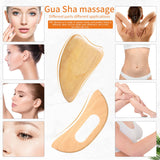 Chumia 10 Pieces Wood Massage Tools Wooden Maderoterapia Kit Therapy Tools Massage Roller Lymphatic Drainage Health Care for Neck Leg Back Arm Body Muscle Pain Relief Chumia