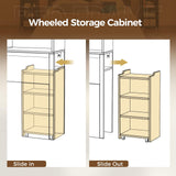 Rolanstar Bed Frame Full Size with Bookcase Storage Headboard, Slide Out Bedside Storage, Bed with Charging Station & LED Lights, Heavy Duty Metal Slats, No Box Spring Needed, Noise Free, Black Rolanstar