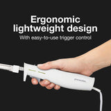 Proctor Silex Easy Slice Electric Knife for Meat Slicing, Poultry, Bread, Crafting Foam and More, Lightweight with Contoured Grip, White, (74312) Proctor Silex