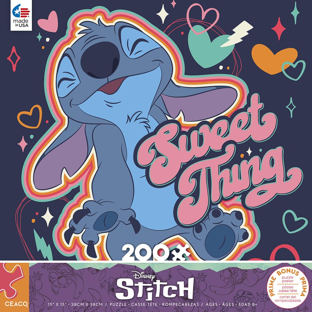Ceaco - Disney - Stitch - Sweet Thing - 200 Piece Jigsaw Puzzle Ceaco