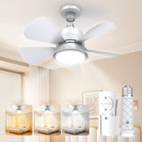 MOTCTQVD Ceiling Fans with Lights and Remote, Ceiling Fan Light 3000K-6000K 3 Colors Dimmable, Modern Ceiling Fan with Light, 1000 Lumens LED Ceiling Fans for Bedroom Garage Kitchen Living Room MOTCTQVD